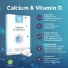 Healthspan Calcium & Vitamin D (240 Chewable Tablets) | High Strength Pure Calcium Supplement | Natural Source of Vitamin D3 | Added Vitamin K for Bone Health | Vanilla | Vegetarian view 2