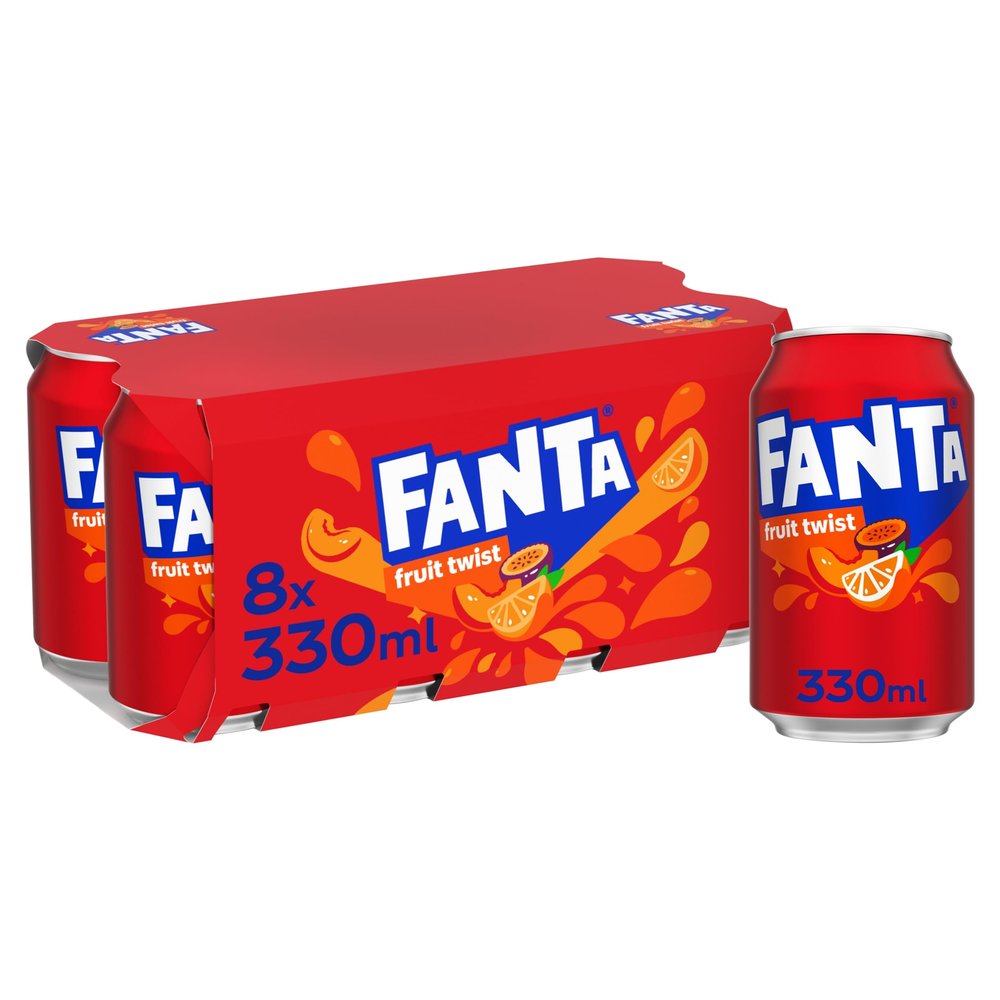 Fanta Fruit Twist 8 x 330ml Cans
