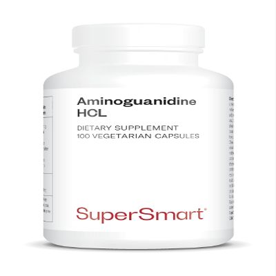 Aminoguanidine HCL - Supplement Against Glycation and to Improve Insulin Sensitivity - Aminoguanidine Hydrochloride - Vegan - SuperSmart