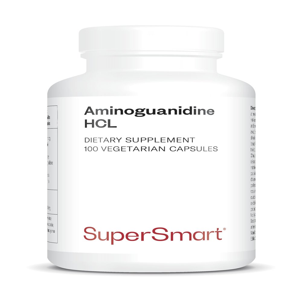 Aminoguanidine HCL - Supplement Against Glycation and to Improve Insulin Sensitivity - Aminoguanidine Hydrochloride - Vegan - SuperSmart