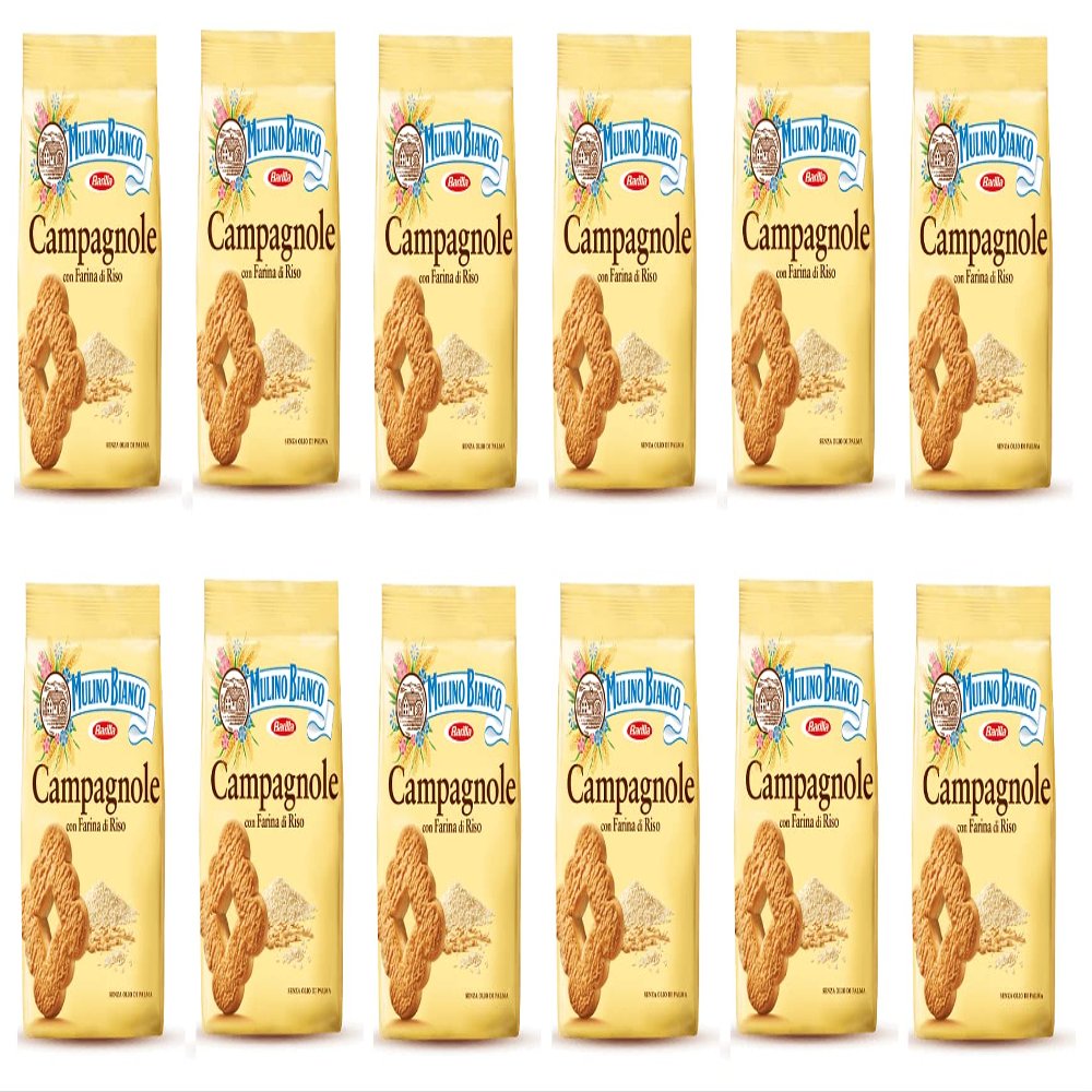 MULINO BIANCO Multipack Of 12 Packs Of 700 Grams Each Campagnole Biscuits