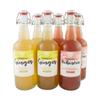 KOMBUTXA TEA ORGANIC KOMBUCHA -3ud Ginger and Apple and 3ud Hibiscus and Pomegranate 750ml Bio organic fermented tea energetic fat-burning without added sugar isotonic hangover fat-burning view 1