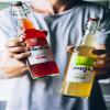 KOMBUTXA TEA ORGANIC KOMBUCHA -3ud Ginger and Apple and 3ud Hibiscus and Pomegranate 750ml Bio organic fermented tea energetic fat-burning without added sugar isotonic hangover fat-burning view 2