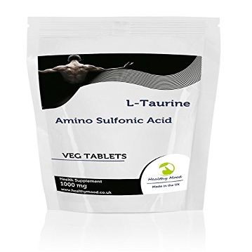 L-Taurine 1000mg 90 Veg Tablets Pills Health Food Supplements Nutrition Amino Sulfonic Ketoisocaproic Acid HEALTHY MOOD