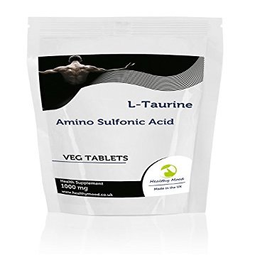 L-Taurine 1000mg 90 Veg Tablets Pills Health Food Supplements Nutrition Amino Sulfonic Ketoisocaproic Acid HEALTHY MOOD