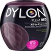 DYLON Washing Machine Fabric Dye Pod for Clothes & Soft Furnishings, 350g  Plum Red view 1