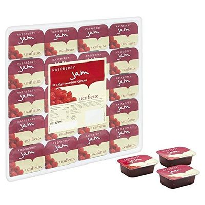 Lichfields Raspberry Jam Individual Portions - 20g (60)