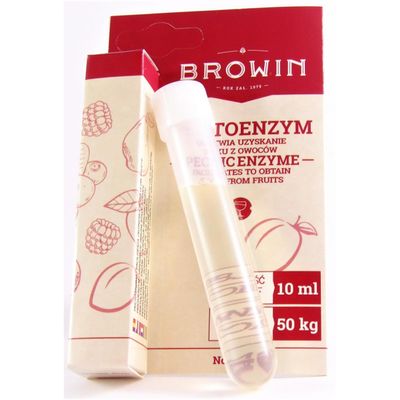 AlcoFermBrew Pectolase - BROWIN Pectic Enzym liquid 10ml / 50kg of fruit or must wine - Pectinases
