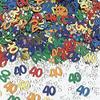 14g 40th Mix Happy Birthday Party Glitz Table Confetti Sprinkles Decorations view 1