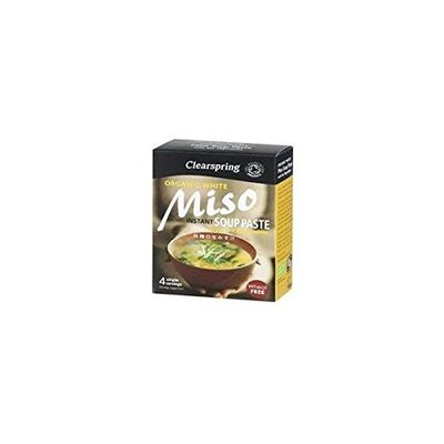 Clearspring Instant White Miso Soup Paste & Sea Vegetable x 2 (Pack of 2)