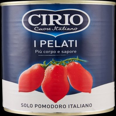 12x Cirio Pomodori Pelati Peeled Tomatoes in Sauce 800g Italian