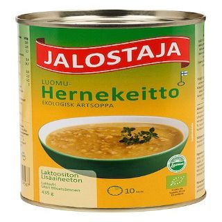 JALOSTAJA Organic Canned Pea Soup 435g Finland (Set of Three)