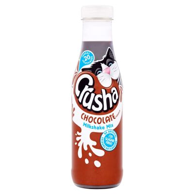 Crusha Milkshake Mix Chocolate Flavour No Added Sugar, 500 ml