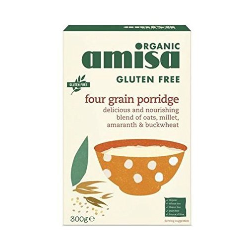 Amisa GF 4 Grain Porridge Org 300g x 2 (Pack of 2)