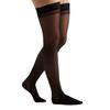 EvoNation Women's USA Made Thigh High Graduated Compression Stockings 20-30 mmHg Firm Pressure Ladies Sheer Socks Lace Top Quality Support Hose - Best Comfort Circulation (Medium, Black) view 1