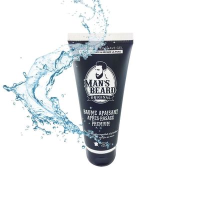 man's beard - Aftershave Soothing Balm - 100 ml Active Repair Aftershave Balm Relieves and Repairs Daily Irritations