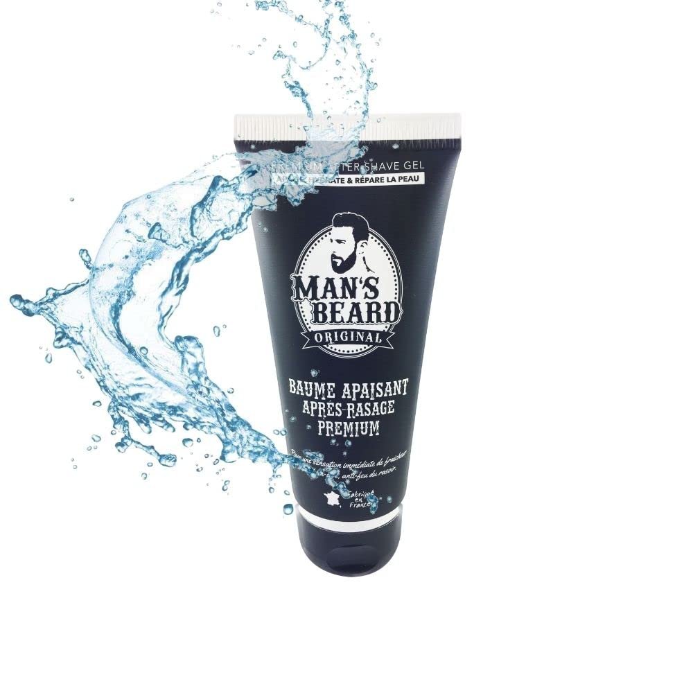 man's beard - Aftershave Soothing Balm - 100 ml Active Repair Aftershave Balm Relieves and Repairs Daily Irritations