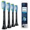 Philips Sonicare Original C3 Premium Plaque Defence Standard Sonic Toothbrush Heads - 4 Pack in Black (Model HX9044/33) (Packing May Vary) view 1
