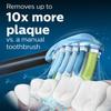 Philips Sonicare Original C3 Premium Plaque Defence Standard Sonic Toothbrush Heads - 4 Pack in Black (Model HX9044/33) (Packing May Vary) view 2