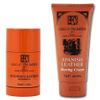 Geo F Trumper Spanish Leather Shaving Cream Tube and Deodorant Stick view 1