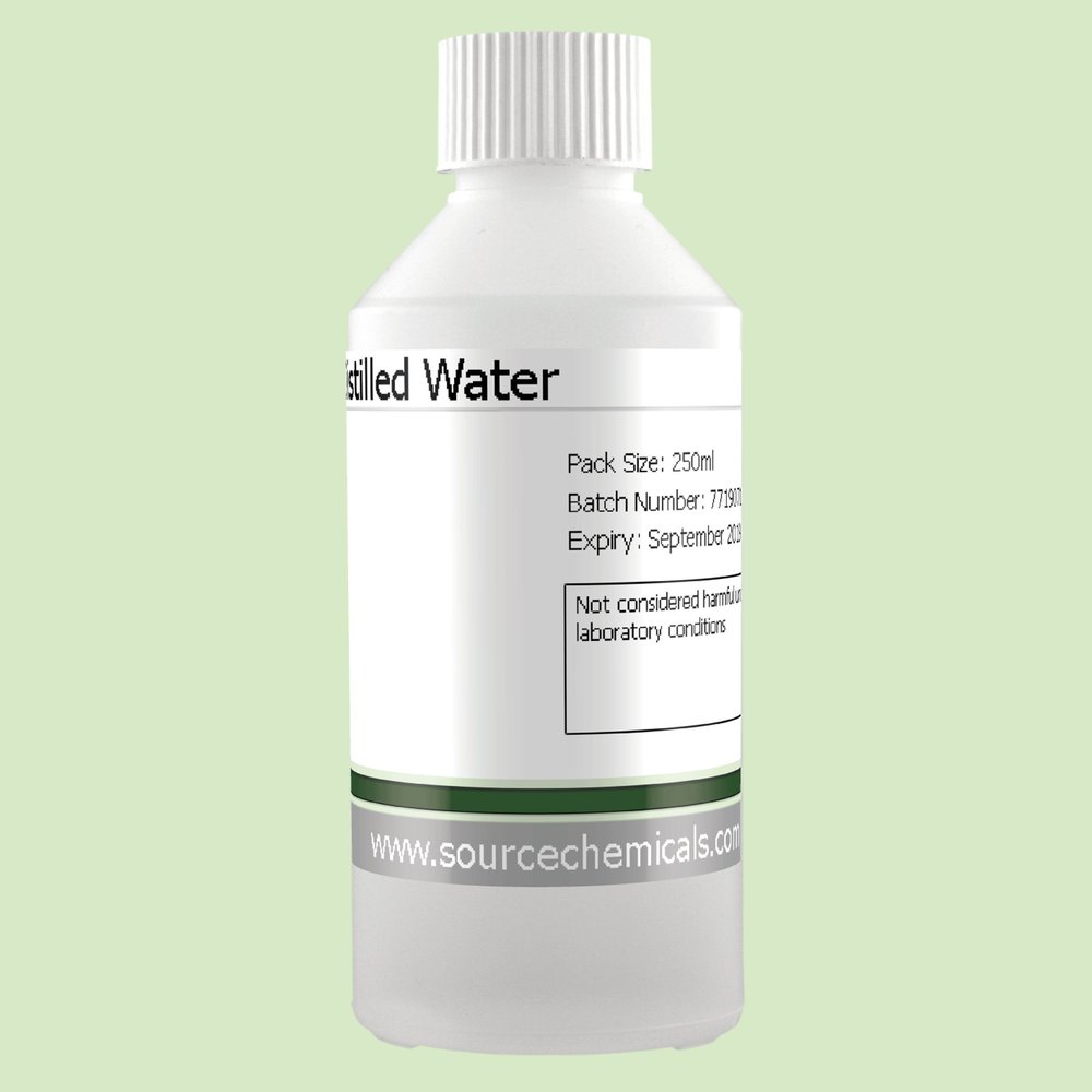 Distilled Water (Food Grade) 250ml Inc Delivery