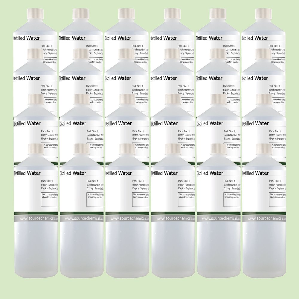 Distilled Water (Food Grade) 24 x 1 Litre (24L) Inc Delivery