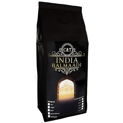 Coffee Globetrotter - Real Rarities India Balmaadi 1000g (Fine Ground) - Rarities Premium Coffee - Become a Discoverer!