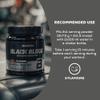 BioTechUSA Black Blood CAF+ | Preworkout Drink Powder | 12 Active Ingredients | 200mg Caffeine per Serving | Sugar, Lactose, and Gluten-Free, 300 g, Blueberry view 3