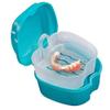 Coolrunner Denture Case with Strainer, Portable, Blue, Adult, 1 Count view 1