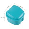 Coolrunner Denture Case with Strainer, Portable, Blue, Adult, 1 Count view 2