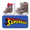 ButtonChocs Fathers Day Chocolate Vintage Car - Superdad. Belgian Milk Chocolate Fathers Day Gift. view 2