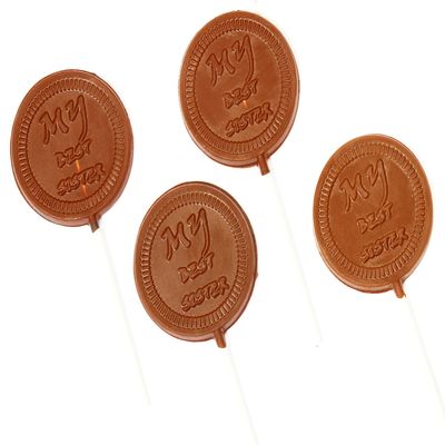 Ghasitaram Gifts Rakhi Gifts for Brothers Rakhi Chocolate Rakhi Gifts for Sister Set of 4 Best Sister Chocolate Lollies