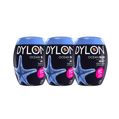 New Dylon 350g Ocean Blue Machine Dye Pod 3 Pack