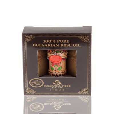 100% PURE BULGARIA ROSE OIL IN A BOX - 0,5 ml