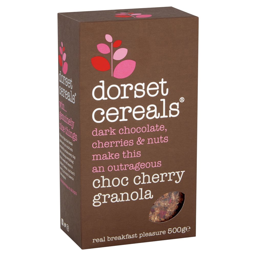 Dorset Cereals Chocolate and Cherry Granola, 500g