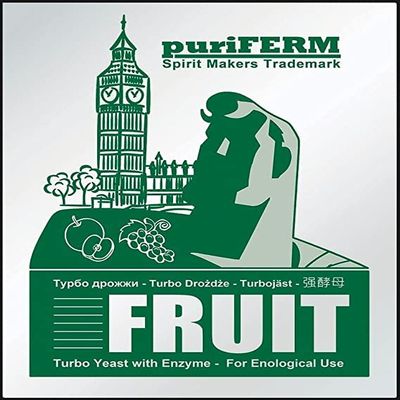 3X PuriFerm Fruit Turbo Yeast with Enzyme