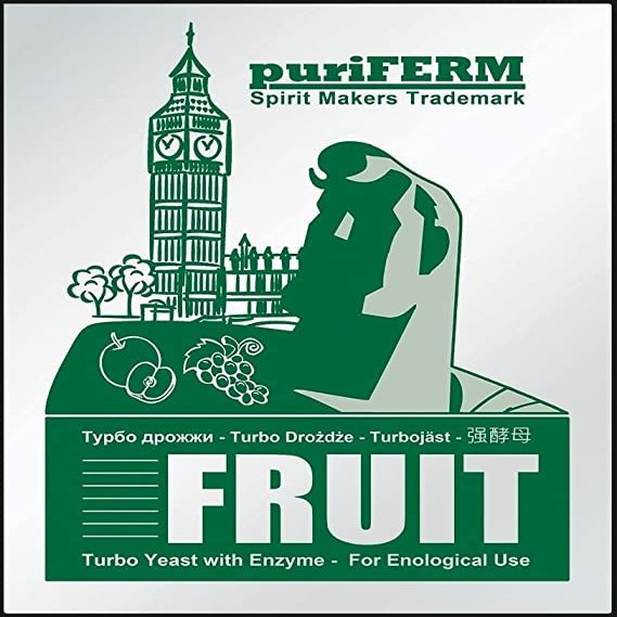 3X PuriFerm Fruit Turbo Yeast with Enzyme