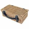 12" Real Wicker Gift Hamper Basket Perfect to Fill Yourself - Female or Male Themed view 2