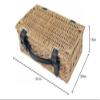 12" Real Wicker Gift Hamper Basket Perfect to Fill Yourself - Female or Male Themed view 3