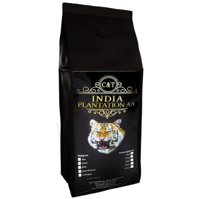 Coffee Globetrotter - Real Rarities India Plantation AA 500g (Coarsely Ground - Rarities Premium Coffee - Become an Explorer!
