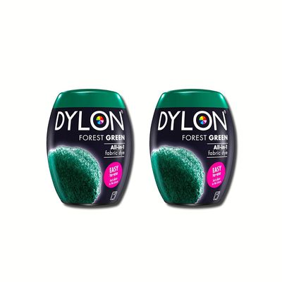 New Dylon 350g Forest Green Machine Dye Pod 2 Pack