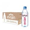 Evian Natural Spring Mineral Rich Water Bottle, 24 X 500 ml view 1