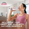 Evian Natural Spring Mineral Rich Water Bottle, 24 X 500 ml view 3