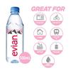 Evian Natural Spring Mineral Rich Water Bottle, 24 X 500 ml view 4