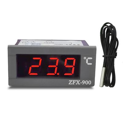 EsportsMJJ Mini -50C to 110C 220V LED Digital Temperature Panel Meter Thermometer With Sensor