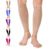 TOFLY Calf Compression Sleeve for Men & Women, 1 Pair, Footless Compression Socks 20-30mmHg for Leg Support, Shin Splint, Pain Relief, Swelling, Varicose Veins, Maternity, Nursing, Travel, Beige XL view 1
