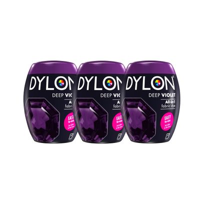 New Dylon 350g Deep Violet Machine Dye Pod 3 Pack