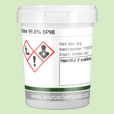 Iodine 99.8% BP98 1Kg Including Delivery