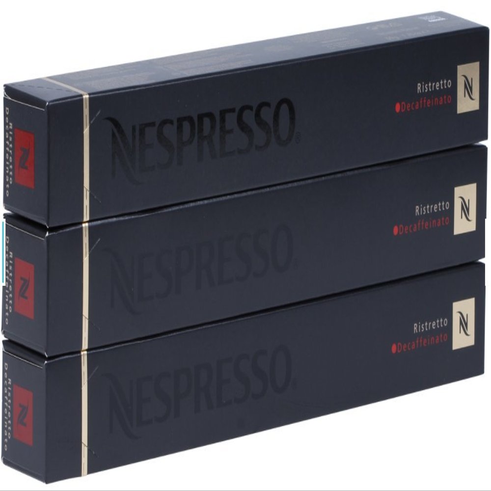 30 Decaf Ristretto Nespresso Coffee Capsules - New Strong Decaf