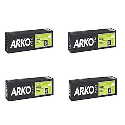 Arko 100g Shaving Cream - Fresh (Pack of 4)